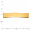 14k 47x8.5x1.25 mm ID Plate
