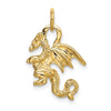 Gold Polished Dragon Pendants