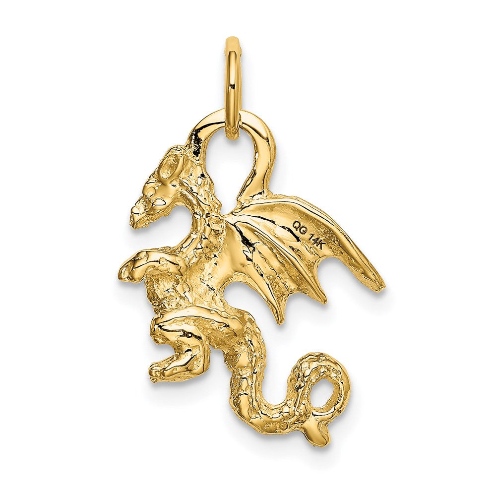 Gold Polished Dragon Pendants