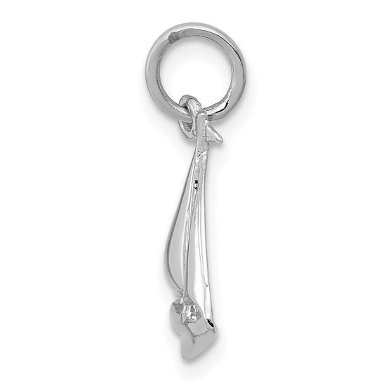 Gold Polished Sailboat Pendants