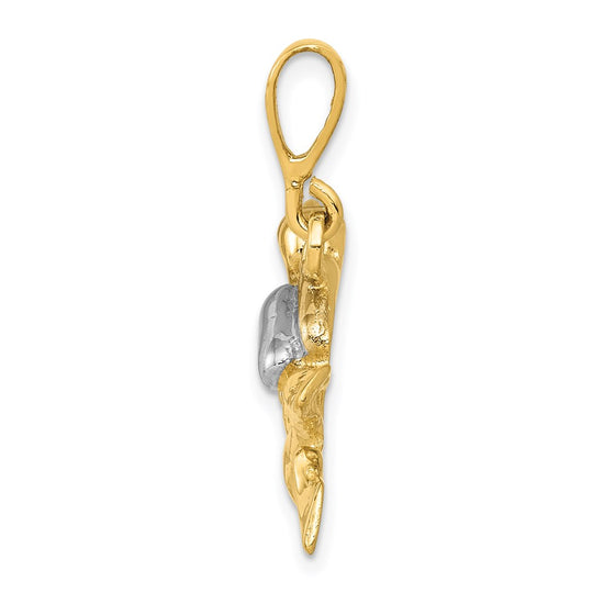 Gold Polished Scuba Pendants