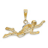 Gold Polished Scuba Pendants