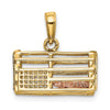 Gold Polished Lobster Trap Pendants
