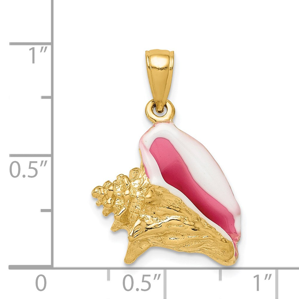 Gold Polished Sea Shell Pendants
