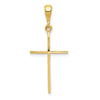 14k Polished Cross Pendant