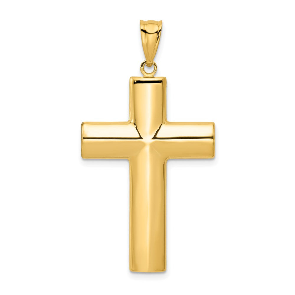 Gold Polished Latin Cross Pendant