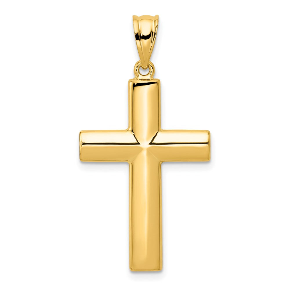 Gold Polished Latin Cross Pendant