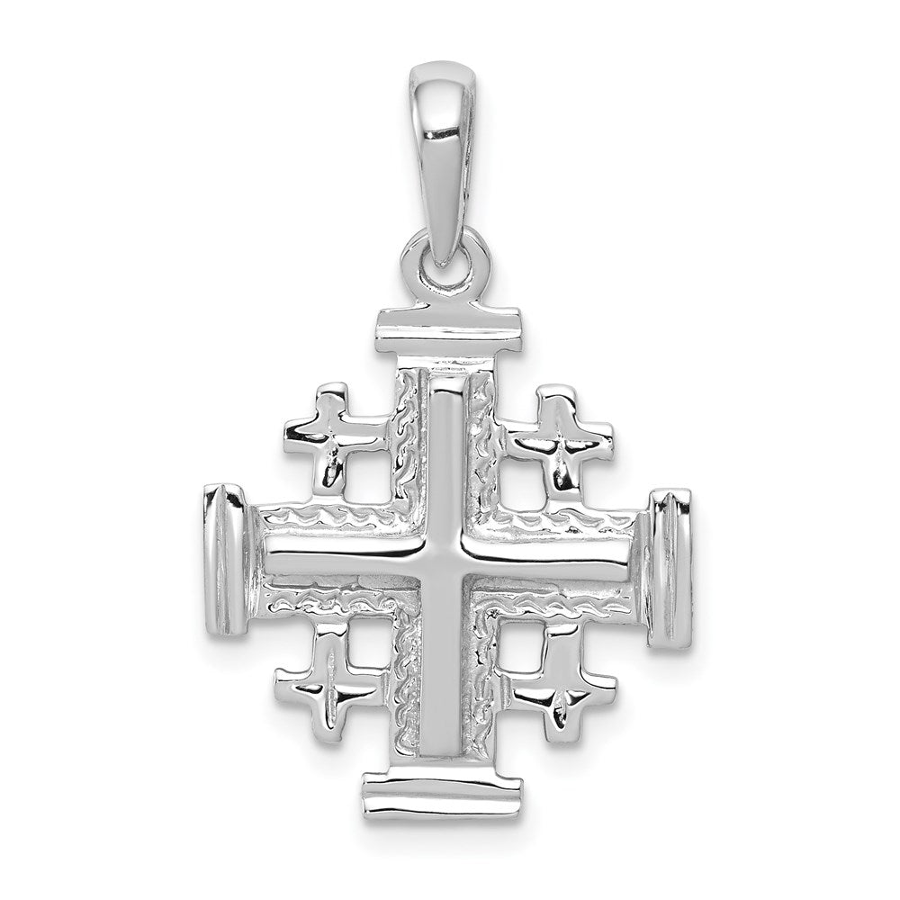 Gold Jerusalem Cross Pendant