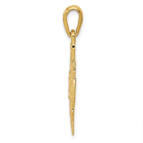 Gold Jerusalem Cross Pendant