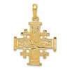 Gold Jerusalem Cross Pendant