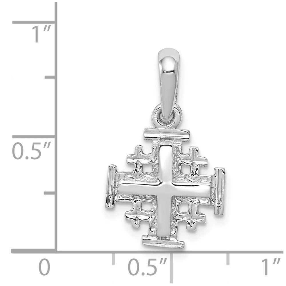 Gold Jerusalem Cross Pendant