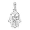 Gold Hamsa with Star of David Pendant