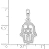 Gold Hamsa with Star of David Pendant