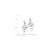 Gold Dolphin Dangle Post Earrings