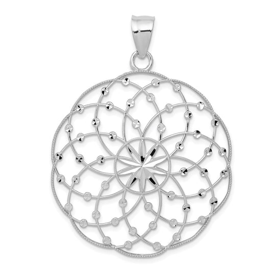 Gold Polished Filigree Pendants