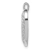 14K White Gold Cut-Out Heart Border Pendant