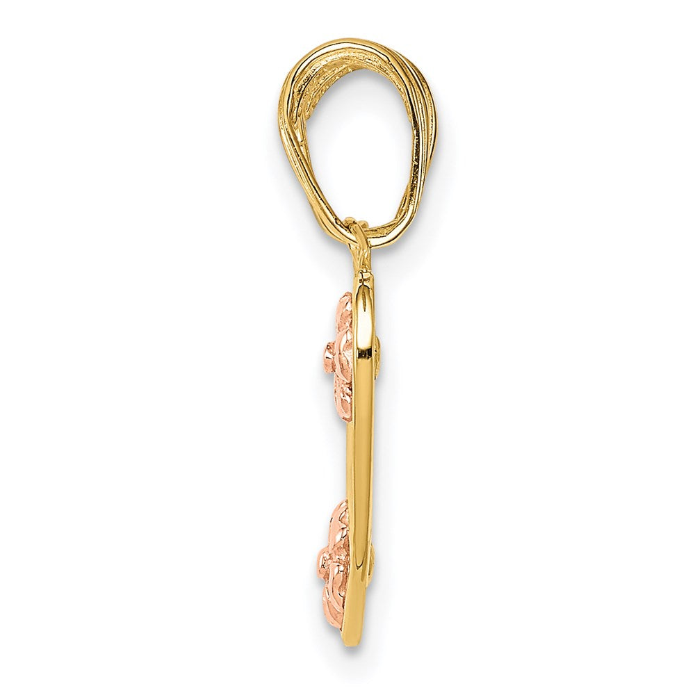 Gold Two-tone 2-Piece Break-apart MOMMY/ME Pendant