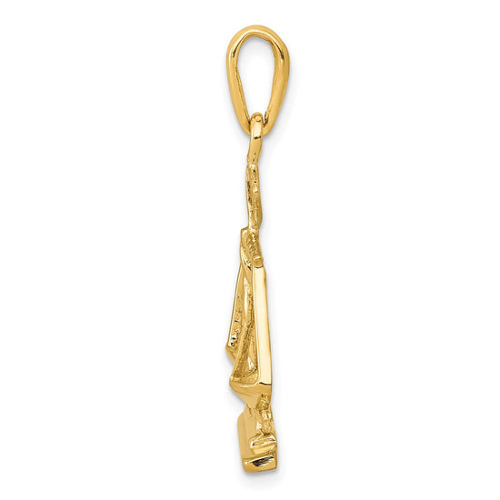 Gold Polished First Responder Pendants