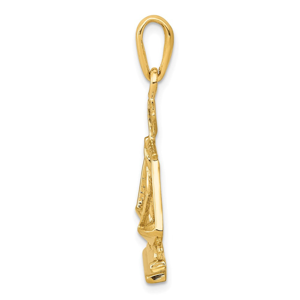 Gold Polished First Responder Pendants