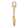 Gold Polished Anchor Pendants