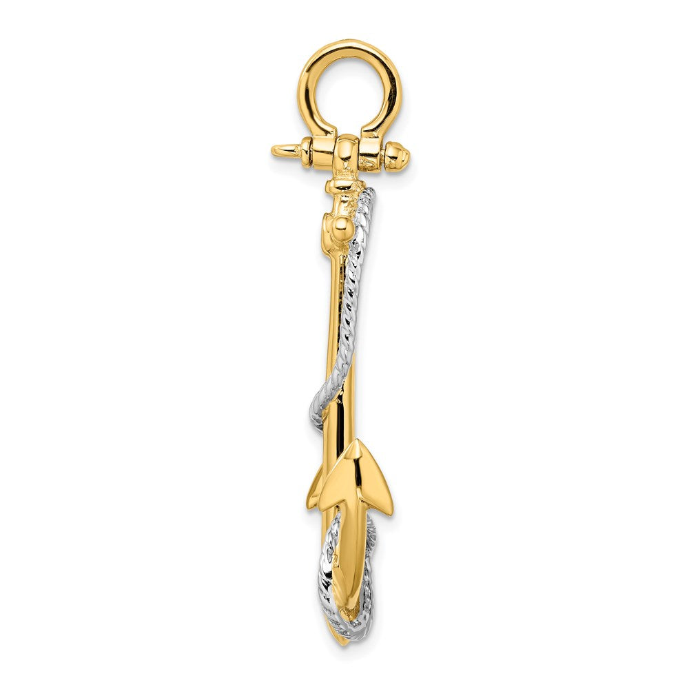 Gold Polished Anchor Pendants