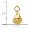 14k Seashell Pendant