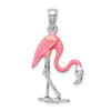 Gold Polished Flamingo Pendants