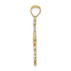 14K and White Rhodium Lobster Charm