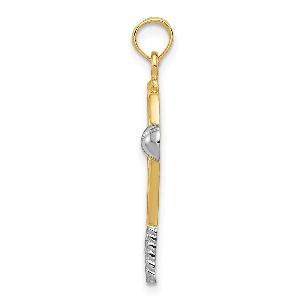 Gold Polished Tennis Pendants