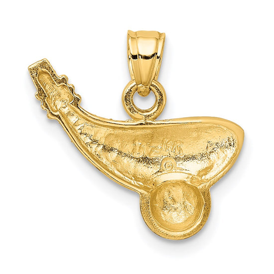 Gold Polished Golf Pendants