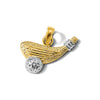 14k and White Rhodium Golf Club and Ball Charm