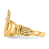 Gold Polished Claddagh Rings