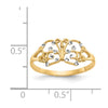 Gold Polished Butterfly Rings