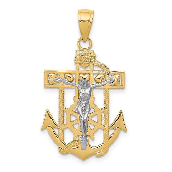Gold Mariner Crucifix Pendants