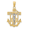 Gold Mariner Crucifix Pendants