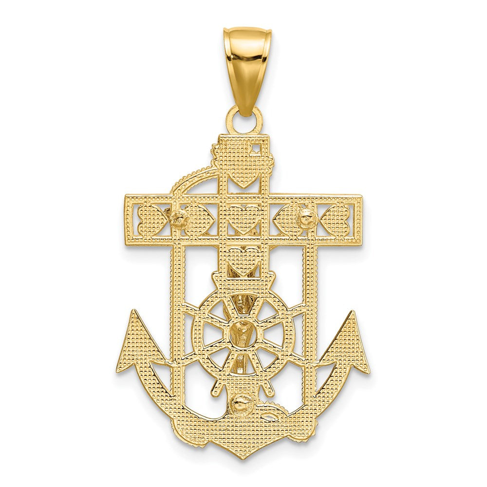 Gold Mariner Crucifix Pendants