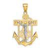 Gold Mariner Crucifix Pendants