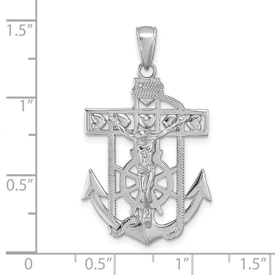 Gold Mariner Crucifix Pendants
