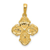 Gold Four Way Medal Pendants