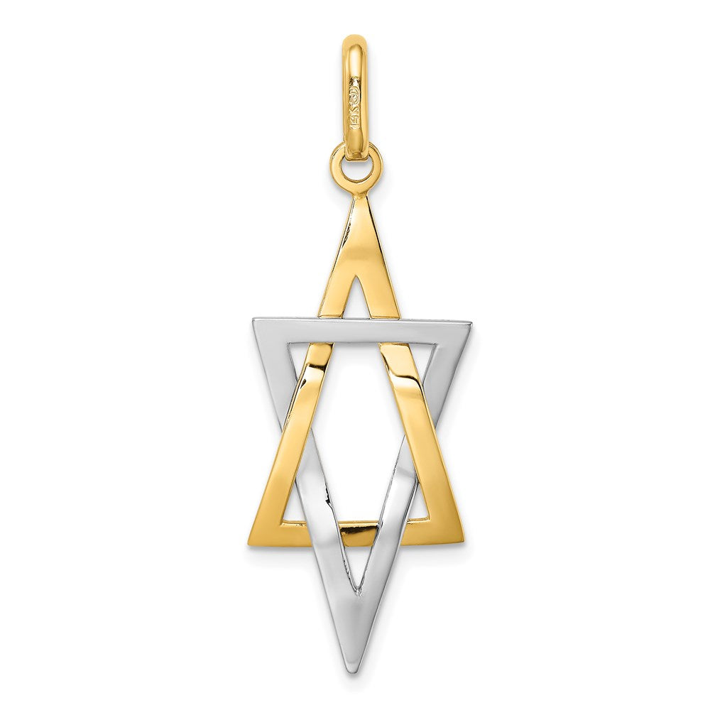 Gold Star of David Pendants