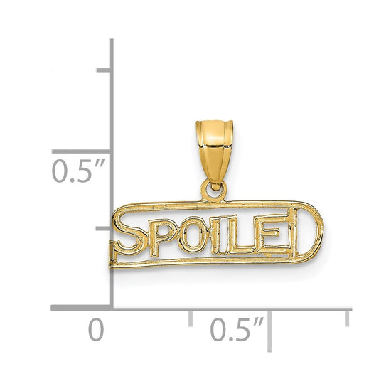 14K SPOILED Pendant