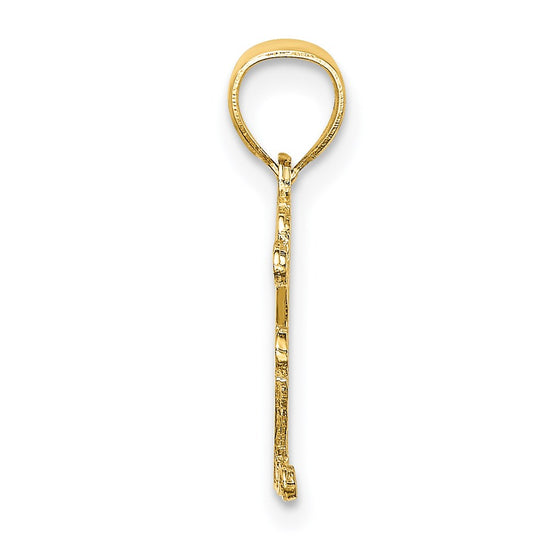 Gold Polished Mom Pendants