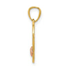 14k Two-tone with White Rhodium #1 GRANDMA Heart Pendant