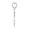 14K White Gold #1 DAD Pendant