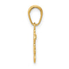 14k SISTER with Rose Pendant