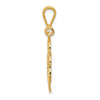 14k Trinity Clover Pendant