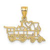 14k I HEART Train Engine Charm
