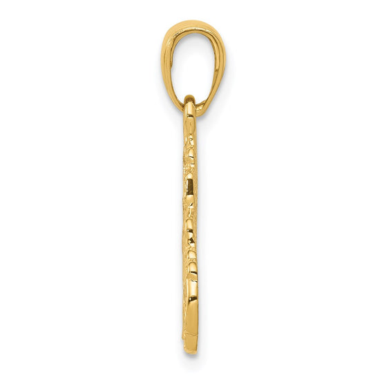 Gold Polished Travel Pendants