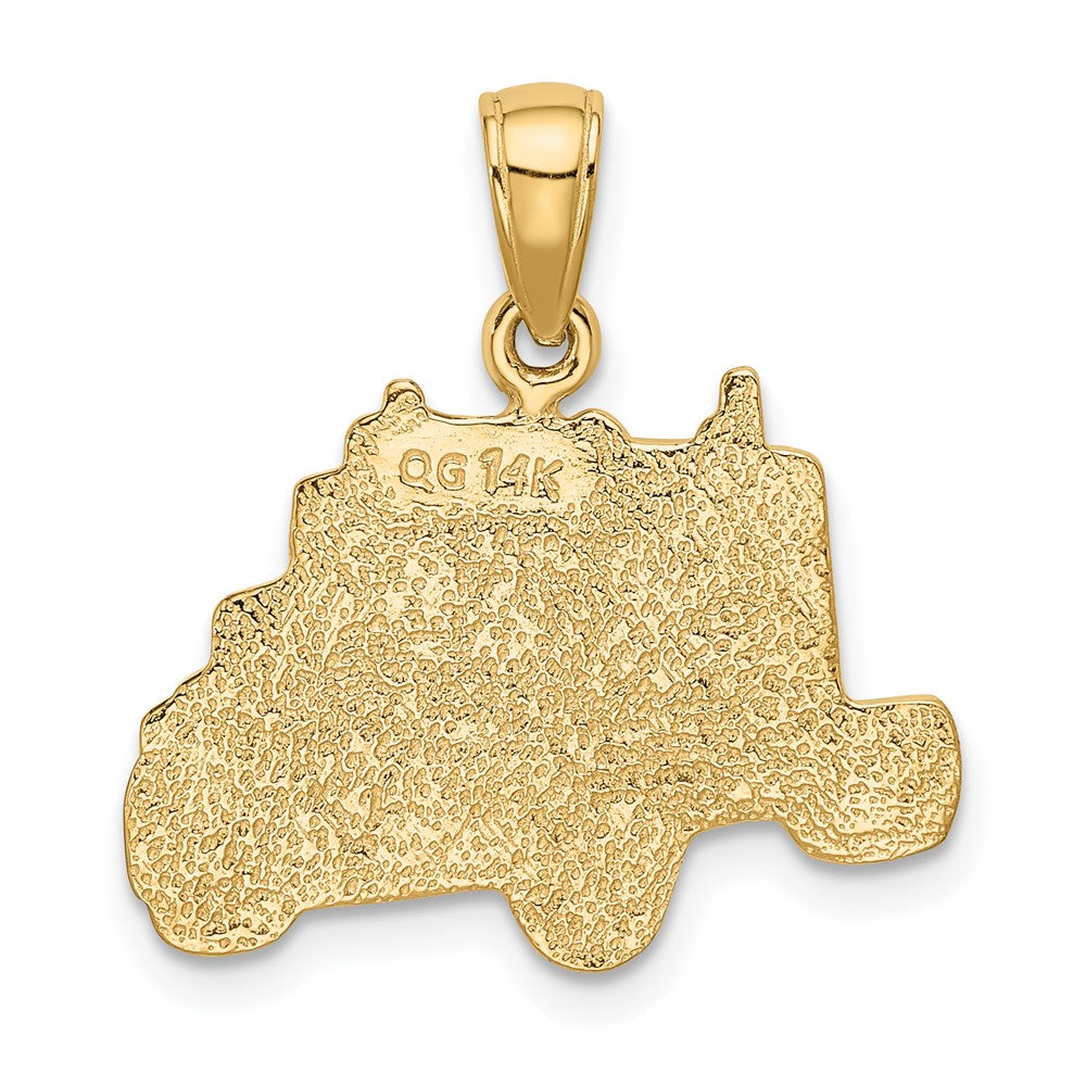 Gold Polished Travel Pendants