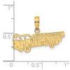 14k Fire Truck Charm